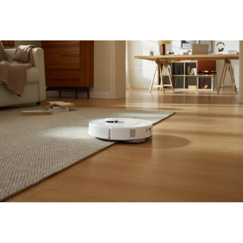 Robot vacuum cleaner Roborock Qrevo C Pro — valge, 0,325 L tolmukott, 180 min tööaeg, Li-Ion 5200 mAh, ümara kujuga