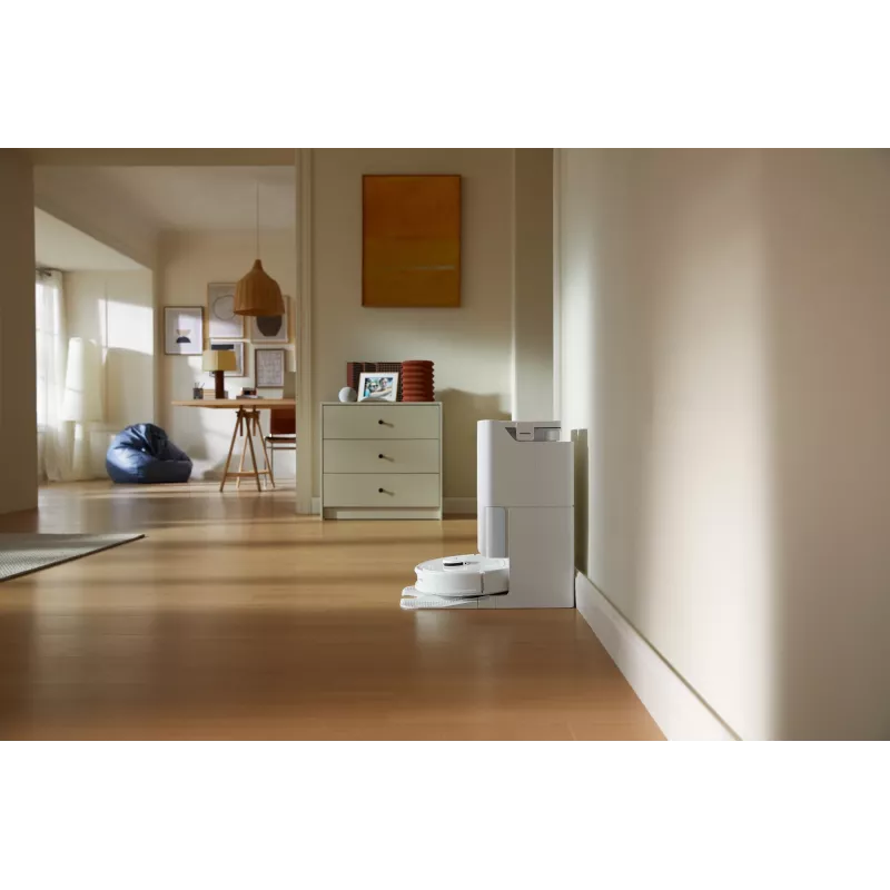 Robot vacuum cleaner Roborock Qrevo C Pro — valge, 0,325 L tolmukott, 180 min tööaeg, Li-Ion 5200 mAh, ümara kujuga