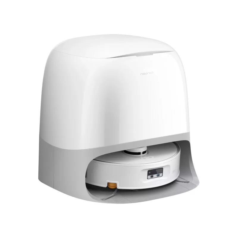 Roborock robotolmuimeja Qrevo Curv 2 Flow — tolmukott, 0,325 L, Li-Ion 5200 mAh, 240 min, valge