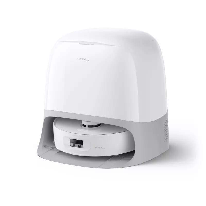 Roborock robotolmuimeja Qrevo Curv 2 Flow — tolmukott, 0,325 L, Li-Ion 5200 mAh, 240 min, valge