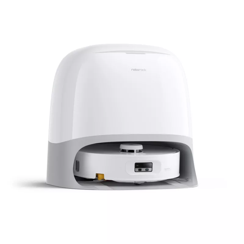 Roborock robotolmuimeja Qrevo Curv 2 Flow — tolmukott, 0,325 L, Li-Ion 5200 mAh, 240 min, valge