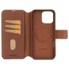 Rahakotiga ümbris Decoded iPhone 16 Pro Max Brown 3 kaarditaskuga