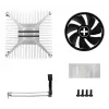 Õhujahuti XILENCE A250PWM.B, 92 mm ventilaator, hüdrauliline laager, TDP 89 W, pesadele AM4/AM5, must