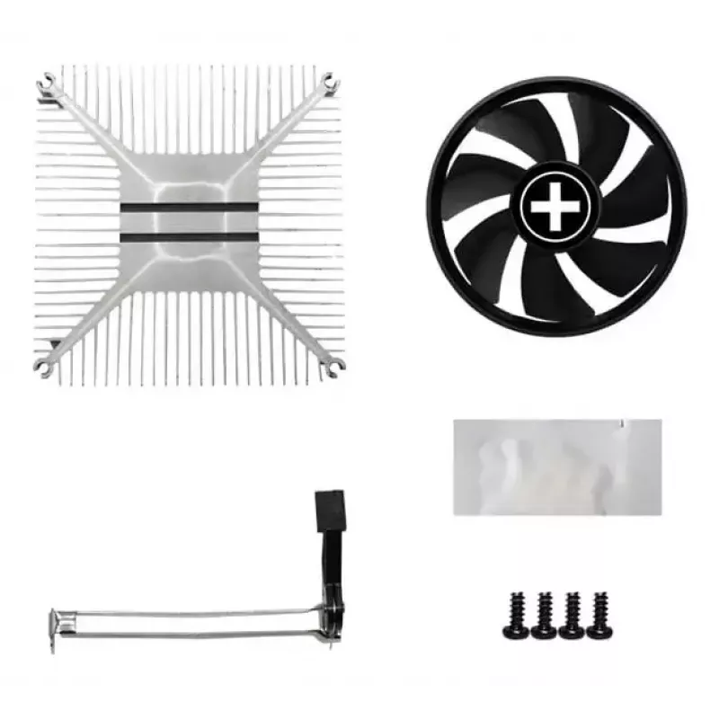 Õhujahuti XILENCE A250PWM.B, 92 mm ventilaator, hüdrauliline laager, TDP 89 W, pesadele AM4/AM5, must
