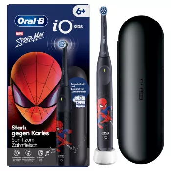 Oral-B iO Kids Spiderman laste pöörlev hambahari Must