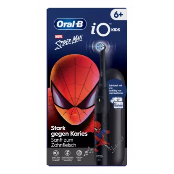 Oral-B iO Kids Spiderman laste pöörlev hambahari Must