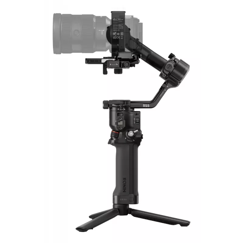 Käsikaamera stabilisaator DJI RS 5 — alumiinium, must, 30 h tööaeg, 1,46 kg