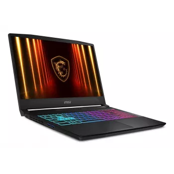 MSI Katana 15 HX B14WFK-845NL Intel® Core™ i7 i7-14650HX sülearvuti 39.6 cm (15.6 tolli) Full HD 16 GB DDR5-SDRAM 1 TB SSD NVIDIA GeForce RTX 5060 Wi-Fi 6E (802.11ax) Windows 11 Home Must