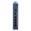 Hallatav tööstuslik lüliti DAHUA CHS4106-4ET-60 — 6 pordiga, 4x PoE 10/100, L2, 4,8 Gbit/s, 8000 MAC