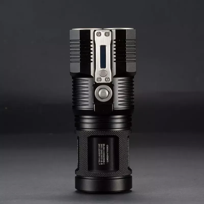 Käsilamp Nitecore TM28, 4× LED, max 6000 lm, Li‑Ion, must, 142 mm pikkus, 414 g