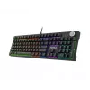MSI FORGE GK320 RED klaviatuur Mängimine USB QWERTY US International Must