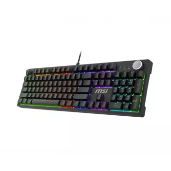 MSI FORGE GK320 RED klaviatuur Mängimine USB QWERTY US International Must