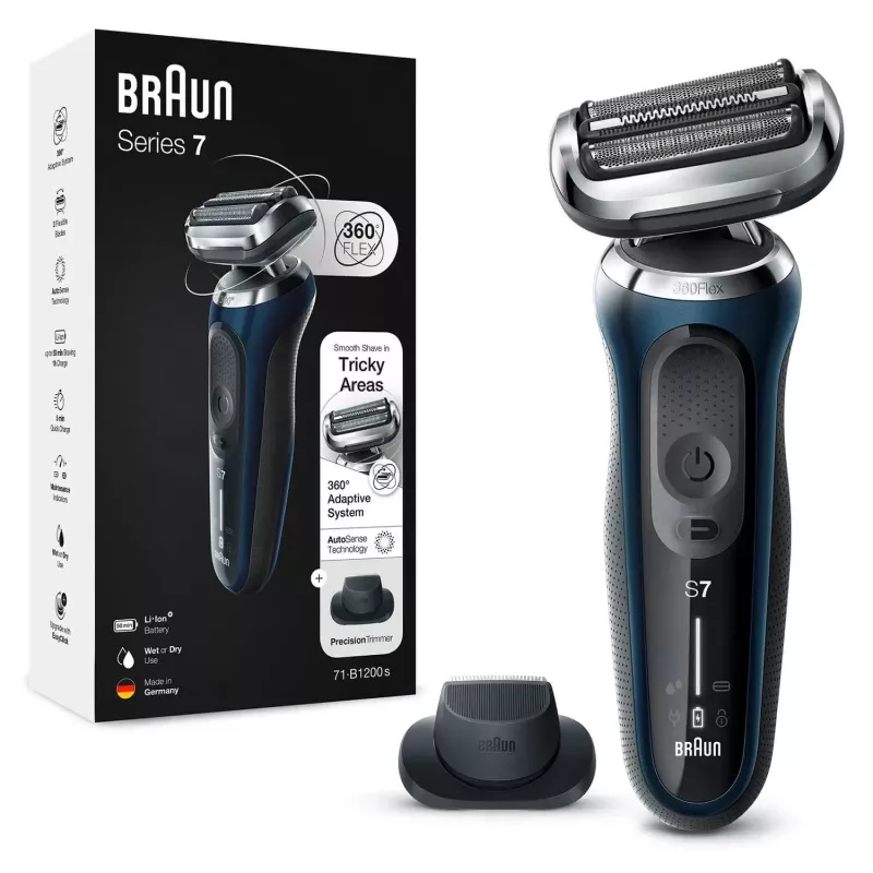 Braun Series 7 71-B1200s fooliumhabemenuga Trimmer Sinine