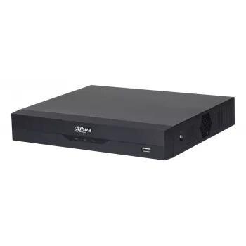 Digitaalne videosalvesti DAHUA XVR5108HS-4KL-I3/T — 8-kanaliline DVR, H.265/H.264, SATA kuni 16 TB, Gigabit Ethernet, 12 V DC, Must