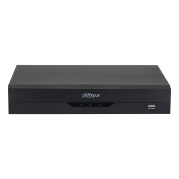 Digitaalne videosalvesti DAHUA XVR5108HS-4KL-I3/T — 8-kanaliline DVR, H.265/H.264, SATA kuni 16 TB, Gigabit Ethernet, 12 V DC, Must