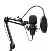 Podcast-mikrofon TRUST GXT 270 Emita II+ — kondensaator-USB, juhtmega, metallkorpus, must, 2,5 m kaabel