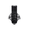 Podcast-mikrofon TRUST GXT 270 Emita II+ — kondensaator-USB, juhtmega, metallkorpus, must, 2,5 m kaabel