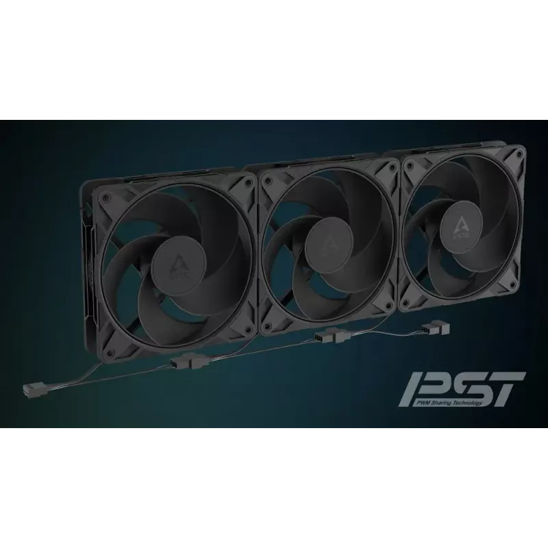 140 mm ventilaator Arctic Freezer P14 Pro Reverse — 166.5 m³/h, 5.1 mmH₂O, Fluid Dynamic Bearing, A‑RGB, PWM, must, kaablijaguriga