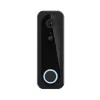 Videouksikell TRUST DOORCAM-3000 Must, 3 MP, Wi‑Fi 2,4 GHz, MicroSD kuni 256 GB, Aku/USB (8–24 V)