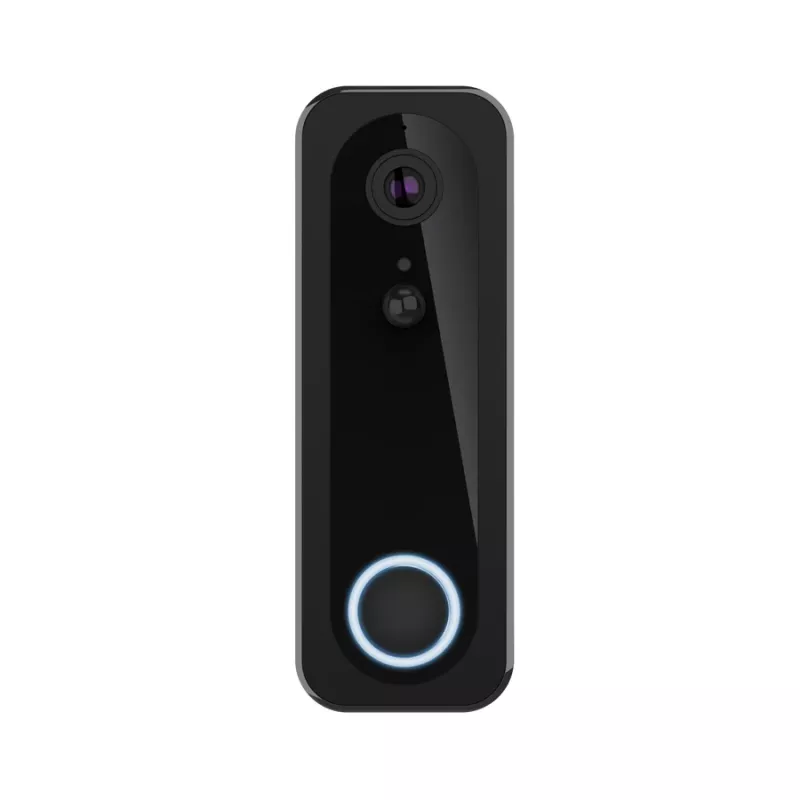 Videouksikell TRUST DOORCAM-3000 Must, 3 MP, Wi‑Fi 2,4 GHz, MicroSD kuni 256 GB, Aku/USB (8–24 V)