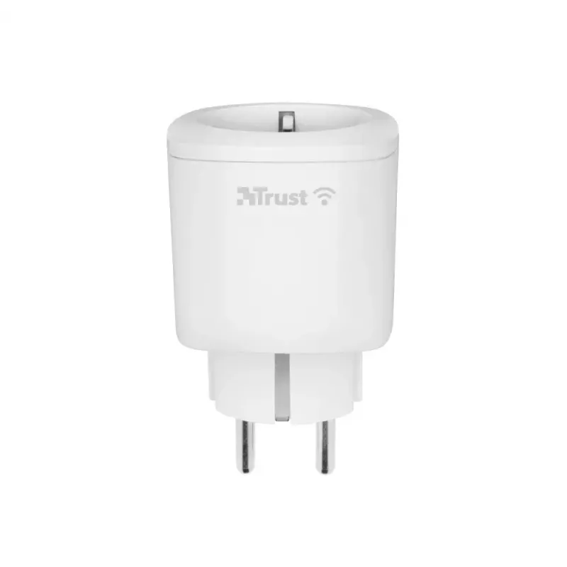 Nutipistik TRUST 71301 — Wi‑Fi sisepistikupesa, 3000 W, valge, 52×52×86 mm