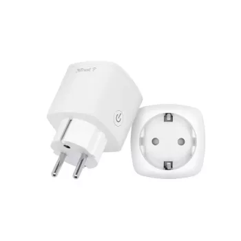 Nutipistik TRUST 71301 — Wi‑Fi sisepistikupesa, 3000 W, valge, 52×52×86 mm