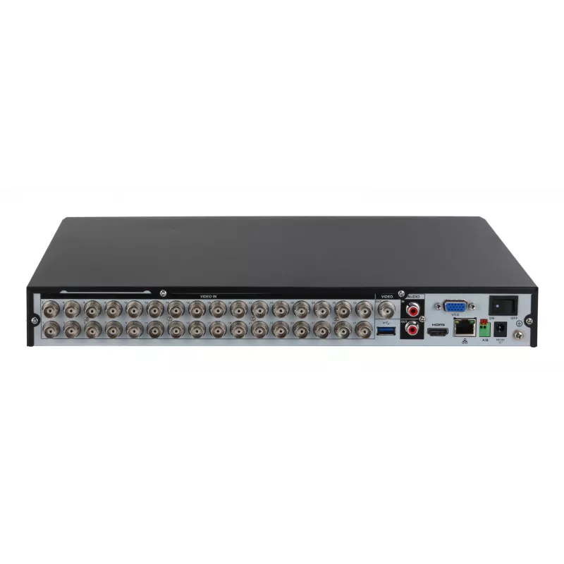 Dahua XVR5232AN-4KL-I3/T 32-kanaliga 4K DVR, H.265/H.264, gigabit-Ethernet, 16 TB tugi, must