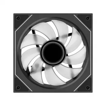 Ventilaator XILENCE XPF120U.ARGB 120 mm, 500–1800 RPM, hüdrauliline laager, 7–13,2 V, must