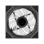 Ventilaator XILENCE XPF120U.ARGB 120 mm, 500–1800 RPM, hüdrauliline laager, 7–13,2 V, must