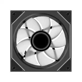 Arvutikorpuse ventilaator XILENCE XPF120UR.ARGB 120 mm, 500–1800 p/min, hüdrauliline laager, 7–13,2 V, must