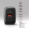 Seinilaadija AXAGON ACU-PQ67D, 67W, USB-C PD3.0 + USB-A QC4+, 2 väljundit, LCD-ekraan, 100–240V