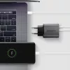 Seinilaadija AXAGON ACU-PQ67D, 67W, USB-C PD3.0 + USB-A QC4+, 2 väljundit, LCD-ekraan, 100–240V