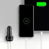 Autolaadija AXAGON PWC-PQ48, 48 W, USB-C (PD3.0) + USB-A (QC4+), sisend 12–24 V, must