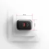 Seinakaasaskantav AXAGON ACU-PQ67, 67W, PD3.0 + QC4+, 1x USB-C + 1x USB-A, 100–240V, hall/must