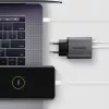 Seinakaasaskantav AXAGON ACU-PQ67, 67W, PD3.0 + QC4+, 1x USB-C + 1x USB-A, 100–240V, hall/must