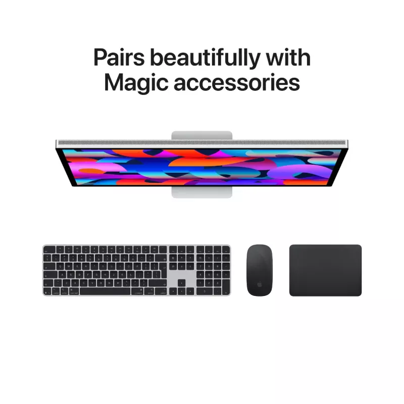 Monitor Apple Studio Display 27 tolli 5K Ultra HD (5120×2880), LED, kallutatav alus, hõbedane