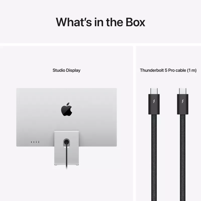 Monitor Apple Studio Display 27 tolli 5K Ultra HD (5120×2880), LED, kallutatav alus, hõbedane