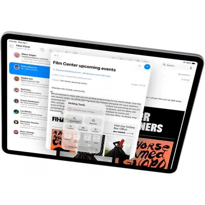 Tahvelarvuti Apple iPad Air 13-tolline (33 cm) Wi‑Fi + Cellular 512GB, M4, 12GB, Sinine