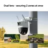IP-turvakaamera IMOU Cruiser Dual 2C 4G Turret Outdoor 2304×1296 3,6 mm objektiiv Lagi/seinale