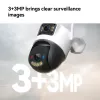IP-turvakaamera IMOU Cruiser Dual 2C 4G Turret Outdoor 2304×1296 3,6 mm objektiiv Lagi/seinale