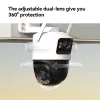 IP-turvakaamera IMOU Cruiser Dual 2C 4G Turret Outdoor 2304×1296 3,6 mm objektiiv Lagi/seinale