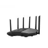 Lauamarsruuter ASUS RT-BE90U BE9400 AiMesh — kolmeribal Wi‑Fi 7 (2.4/5/6 GHz), 9400 Mbps, 2.5 Gigabit Ethernet, 4× RJ‑45 LAN, USB, Must