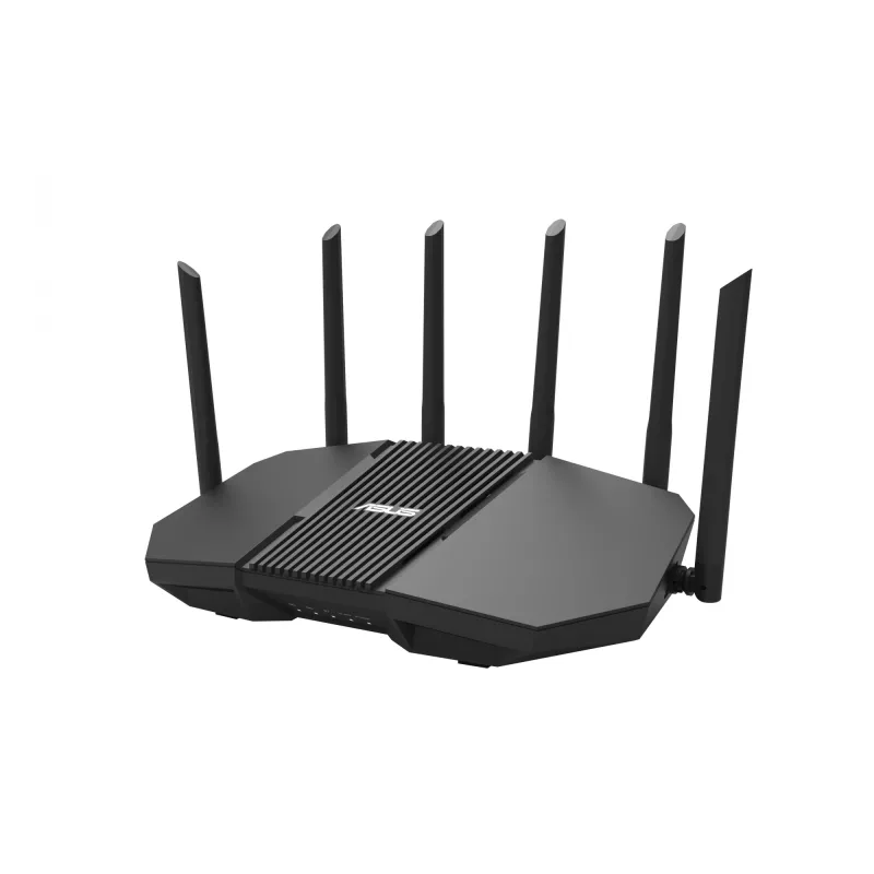 Lauamarsruuter ASUS RT-BE90U BE9400 AiMesh — kolmeribal Wi‑Fi 7 (2.4/5/6 GHz), 9400 Mbps, 2.5 Gigabit Ethernet, 4× RJ‑45 LAN, USB, Must