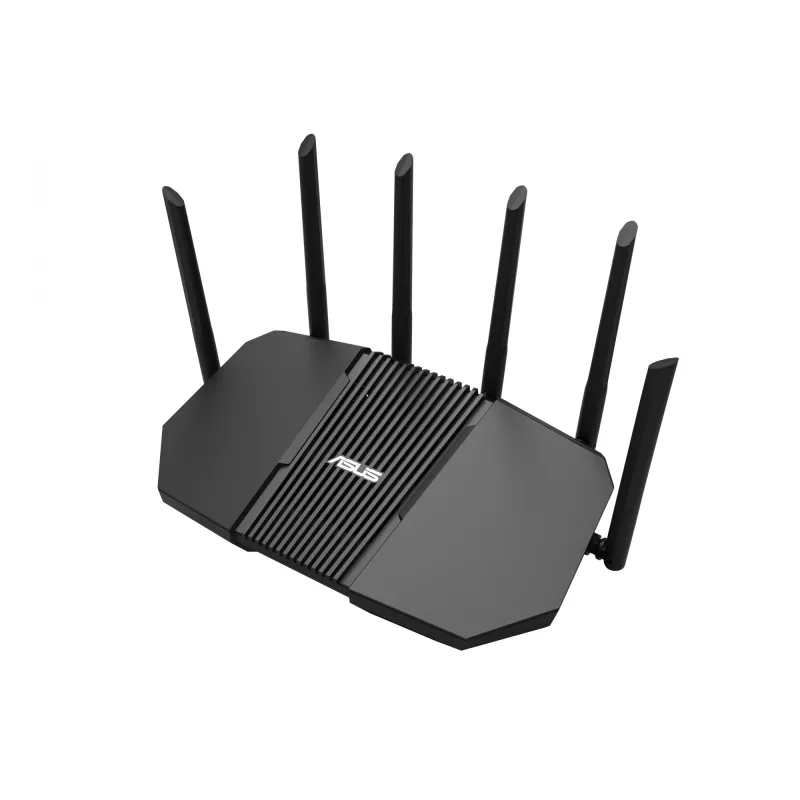 Lauamarsruuter ASUS RT-BE90U BE9400 AiMesh — kolmeribal Wi‑Fi 7 (2.4/5/6 GHz), 9400 Mbps, 2.5 Gigabit Ethernet, 4× RJ‑45 LAN, USB, Must