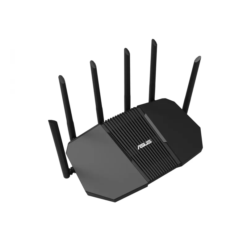 Lauamarsruuter ASUS RT-BE90U BE9400 AiMesh — kolmeribal Wi‑Fi 7 (2.4/5/6 GHz), 9400 Mbps, 2.5 Gigabit Ethernet, 4× RJ‑45 LAN, USB, Must