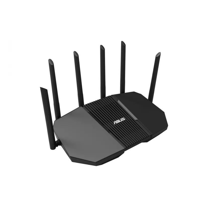 Lauamarsruuter ASUS RT-BE90U BE9400 AiMesh — kolmeribal Wi‑Fi 7 (2.4/5/6 GHz), 9400 Mbps, 2.5 Gigabit Ethernet, 4× RJ‑45 LAN, USB, Must