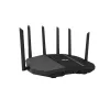 Lauamarsruuter ASUS RT-BE90U BE9400 AiMesh — kolmeribal Wi‑Fi 7 (2.4/5/6 GHz), 9400 Mbps, 2.5 Gigabit Ethernet, 4× RJ‑45 LAN, USB, Must