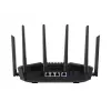 Lauamarsruuter ASUS RT-BE90U BE9400 AiMesh — kolmeribal Wi‑Fi 7 (2.4/5/6 GHz), 9400 Mbps, 2.5 Gigabit Ethernet, 4× RJ‑45 LAN, USB, Must
