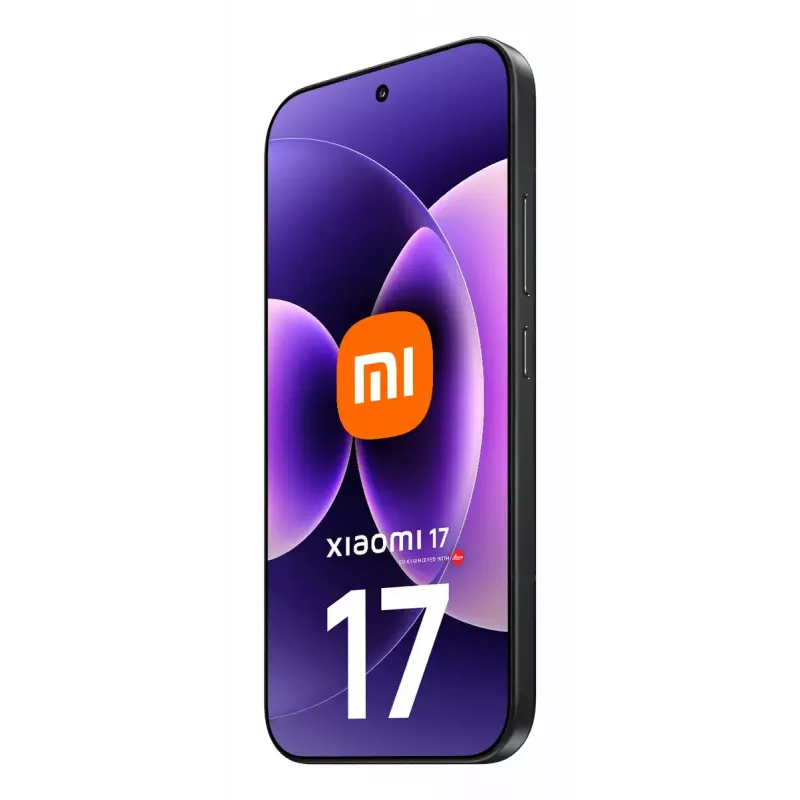 Nutitelefon Xiaomi 17 — 16 cm (6,3-tolline) ekraan, Snapdragon 8 Elite Gen 5, 12 GB muutmälu, 512 GB, 50 MP kolmikkaamera, 6330 mAh, must