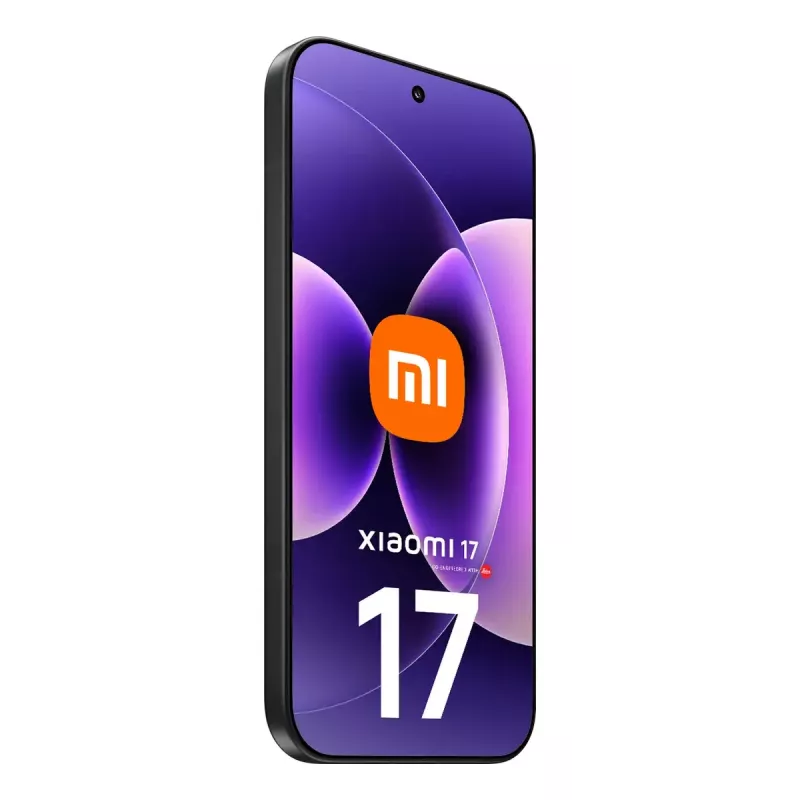 Nutitelefon Xiaomi 17 — 16 cm (6,3-tolline) ekraan, Snapdragon 8 Elite Gen 5, 12 GB muutmälu, 512 GB, 50 MP kolmikkaamera, 6330 mAh, must